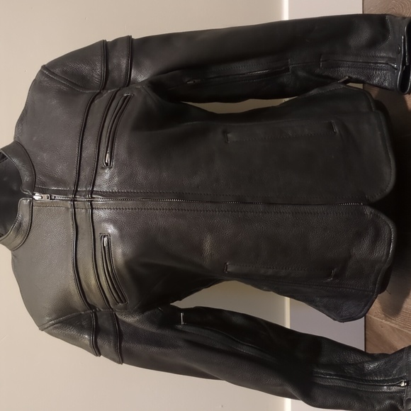 First Classics Women's Black Removable Lined Motorcycle Leather Jacket Size M - Picture 11 of 16